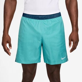 Afbeelding van Court Victory Dri-Fit 7in Aop Shorts Heren - turkoois, petrolblauw