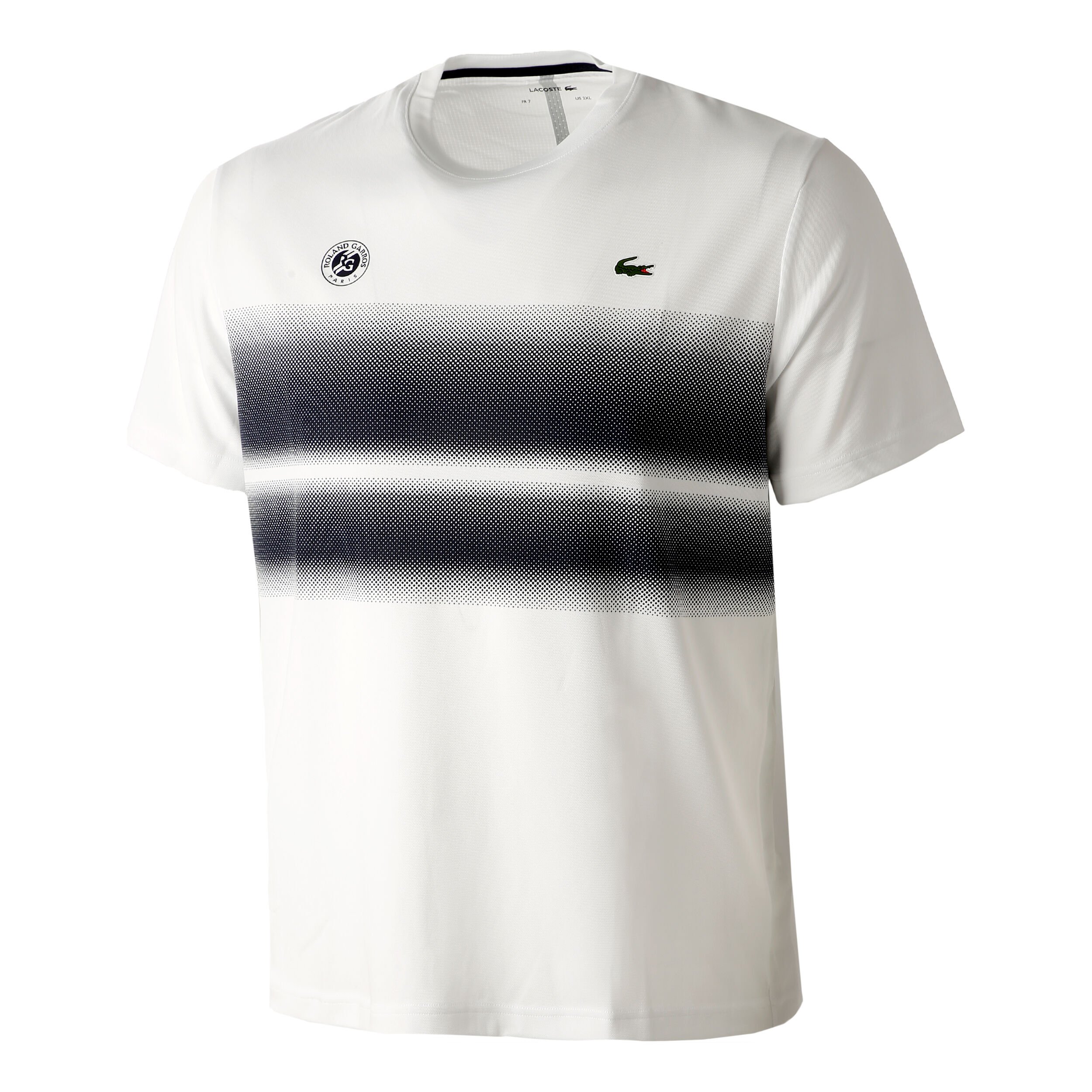 Buy Lacoste Roland Garros Performance T shirt Heren Wit
