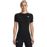 Heatgear Authentics Comp T-shirt Dames-Zwart