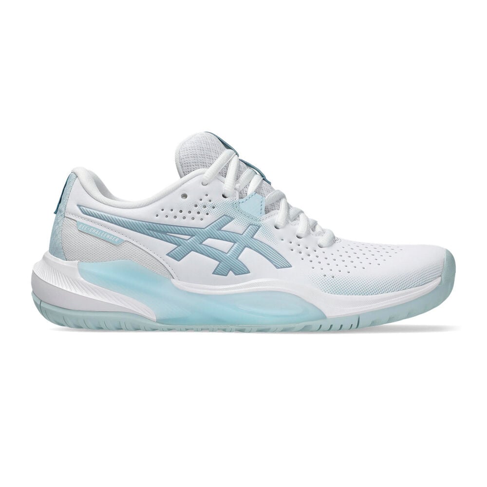 ASICS Gel-Challenger 15 AC Allcourt schoen Dames-wit, lichtblauw