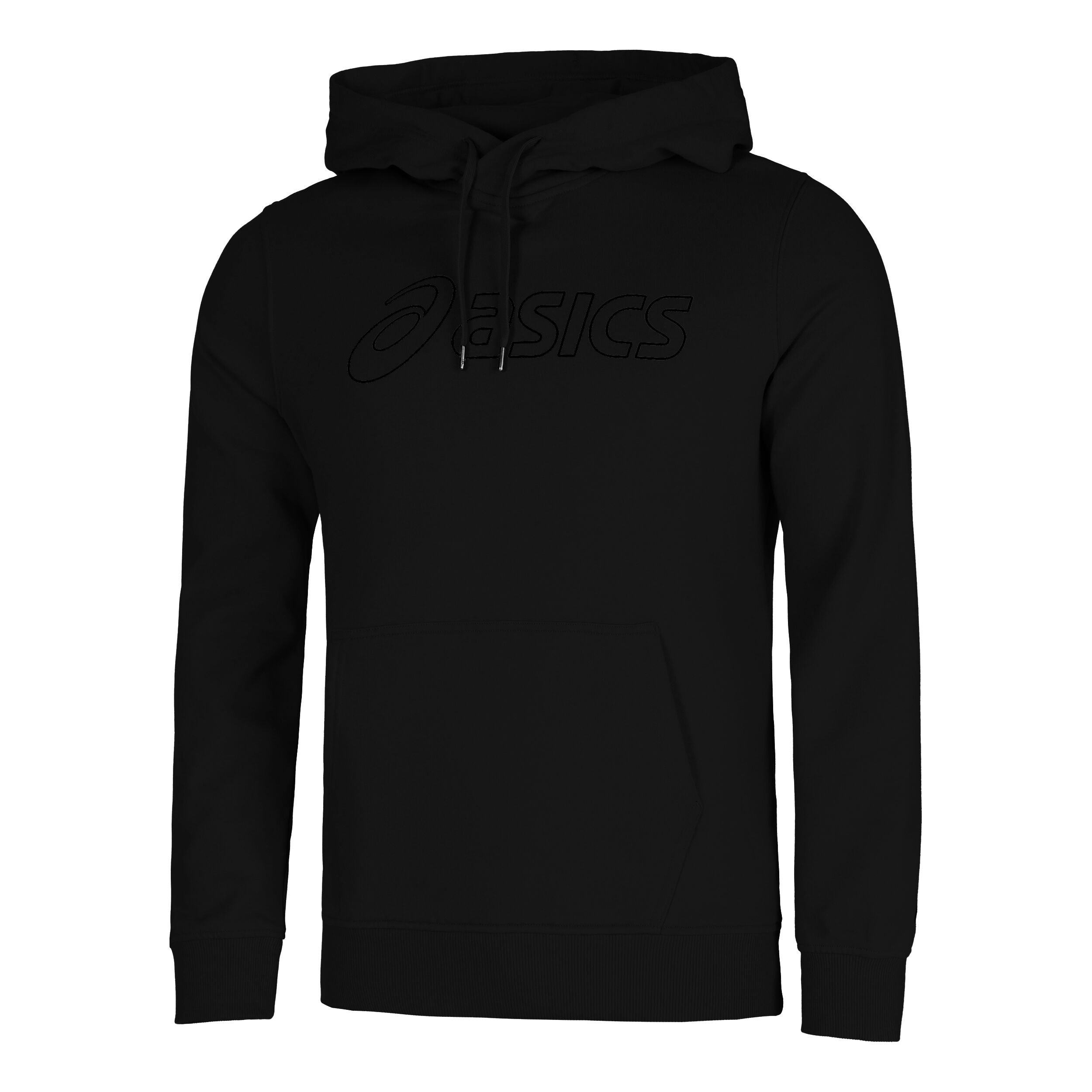 Buy ASICS Logo Sweater Met Capuchon Heren Zwart Grijs online Tennis Point NL