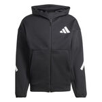 adidas Kleding adidas Trainingsjack Heren-Zwart,Wit