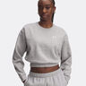 Rival Fleece Piped Crew Sweatshirt Dames-Lichtgrijs