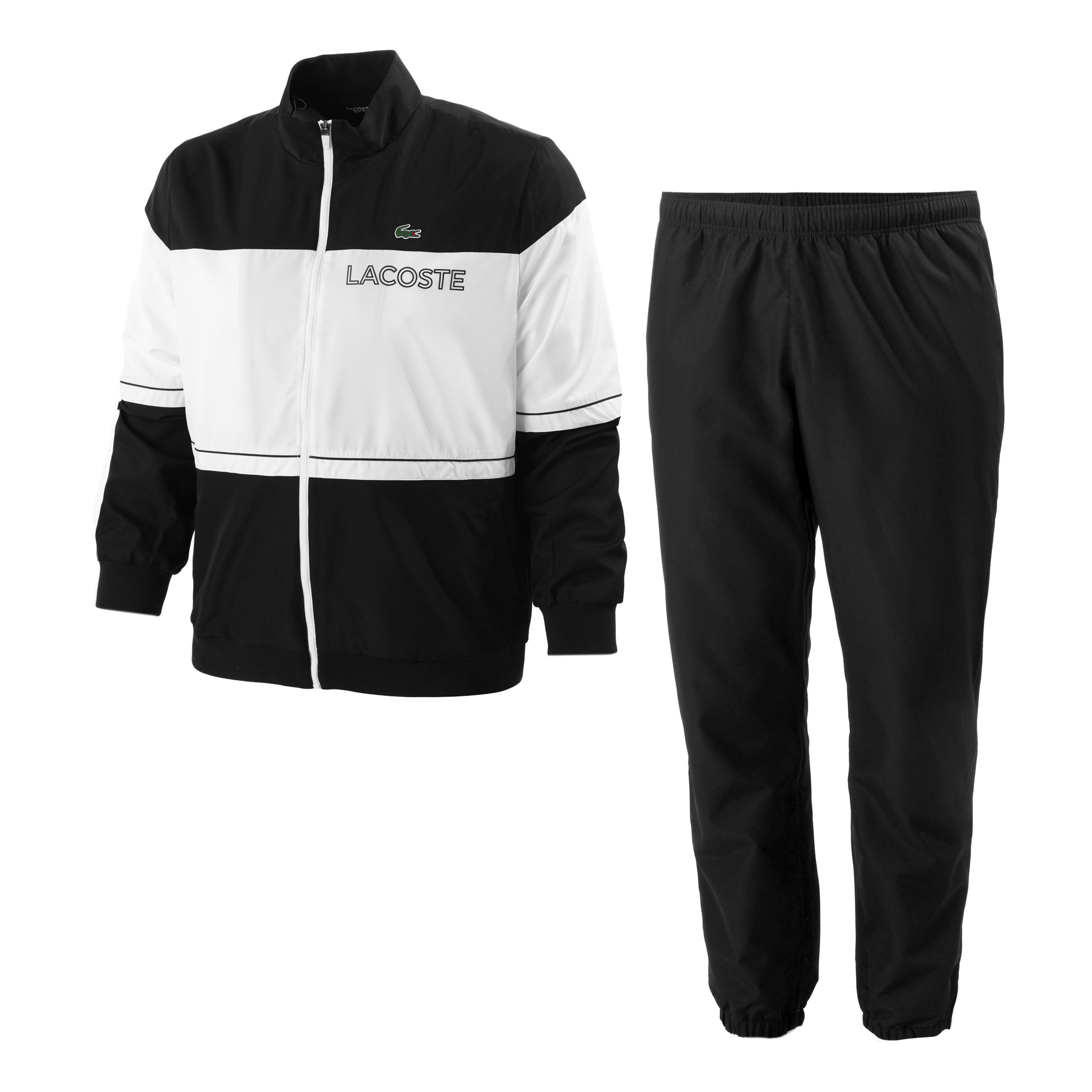 Lacoste trainingspak heren clearance zwart