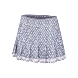 Metallic Ikat Pleated Skirt