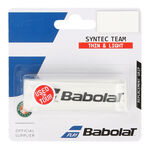 Babolat Basisgrips Babolat Team Syntec Team Verpakking 1 Stuk-Wit