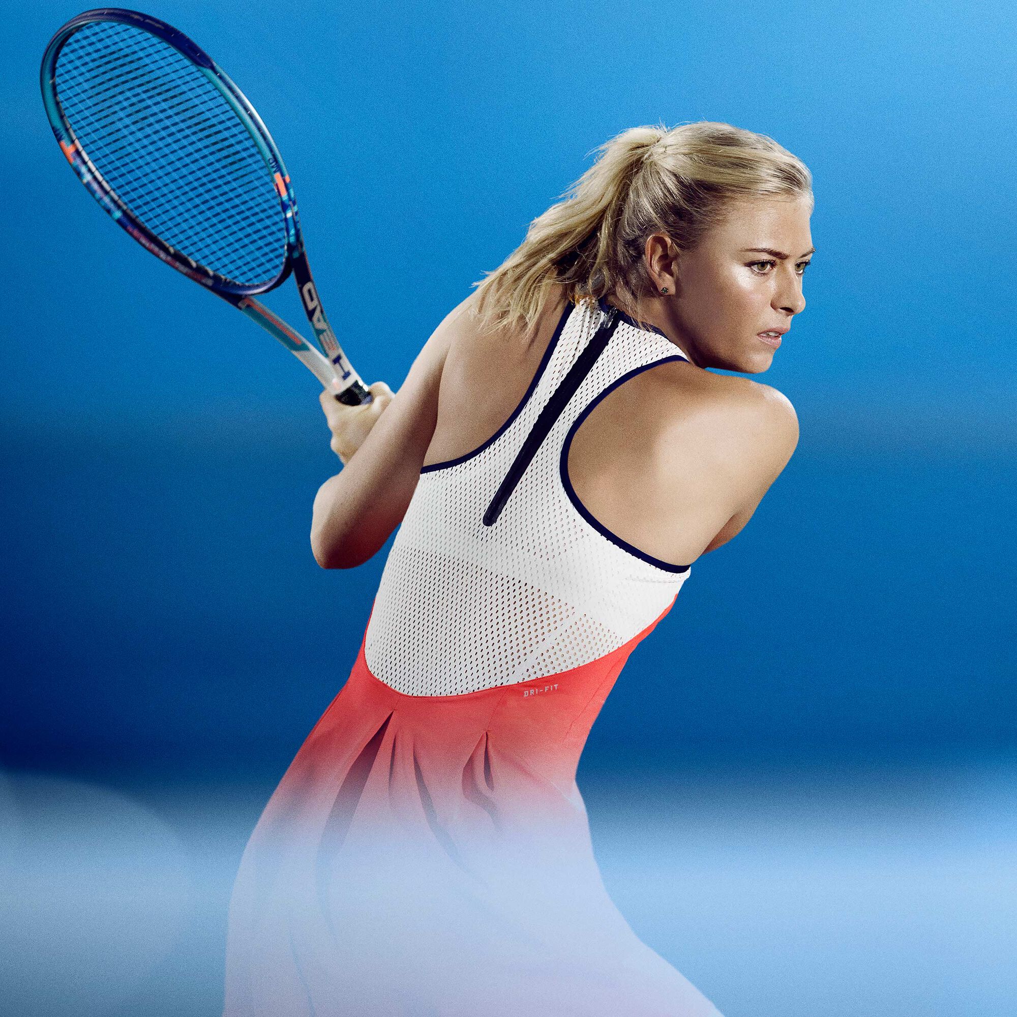 sterk Missend Stout Nike Maria Sharapova Premier Jurk Dames - Neonoranje, Wit online kopen |  Tennis-Point