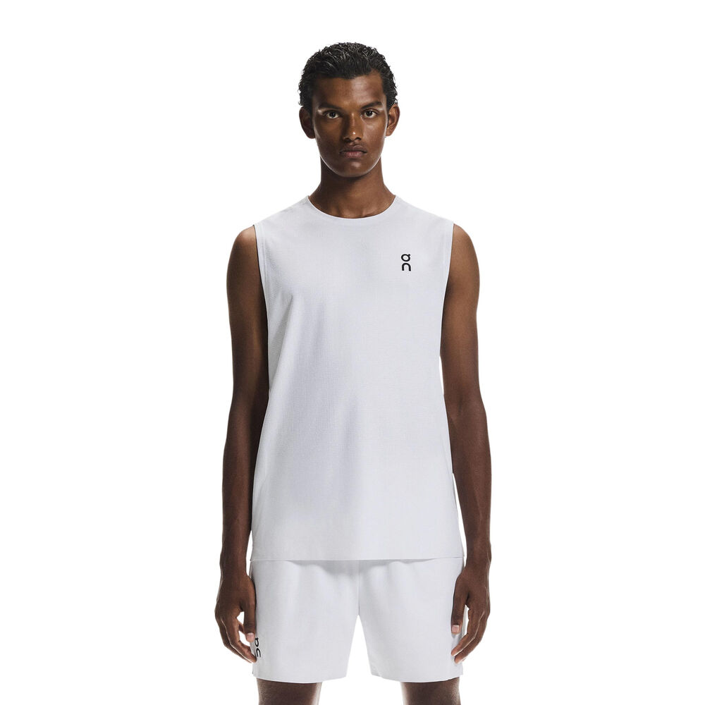On Court Tank Tanktop Heren-wit