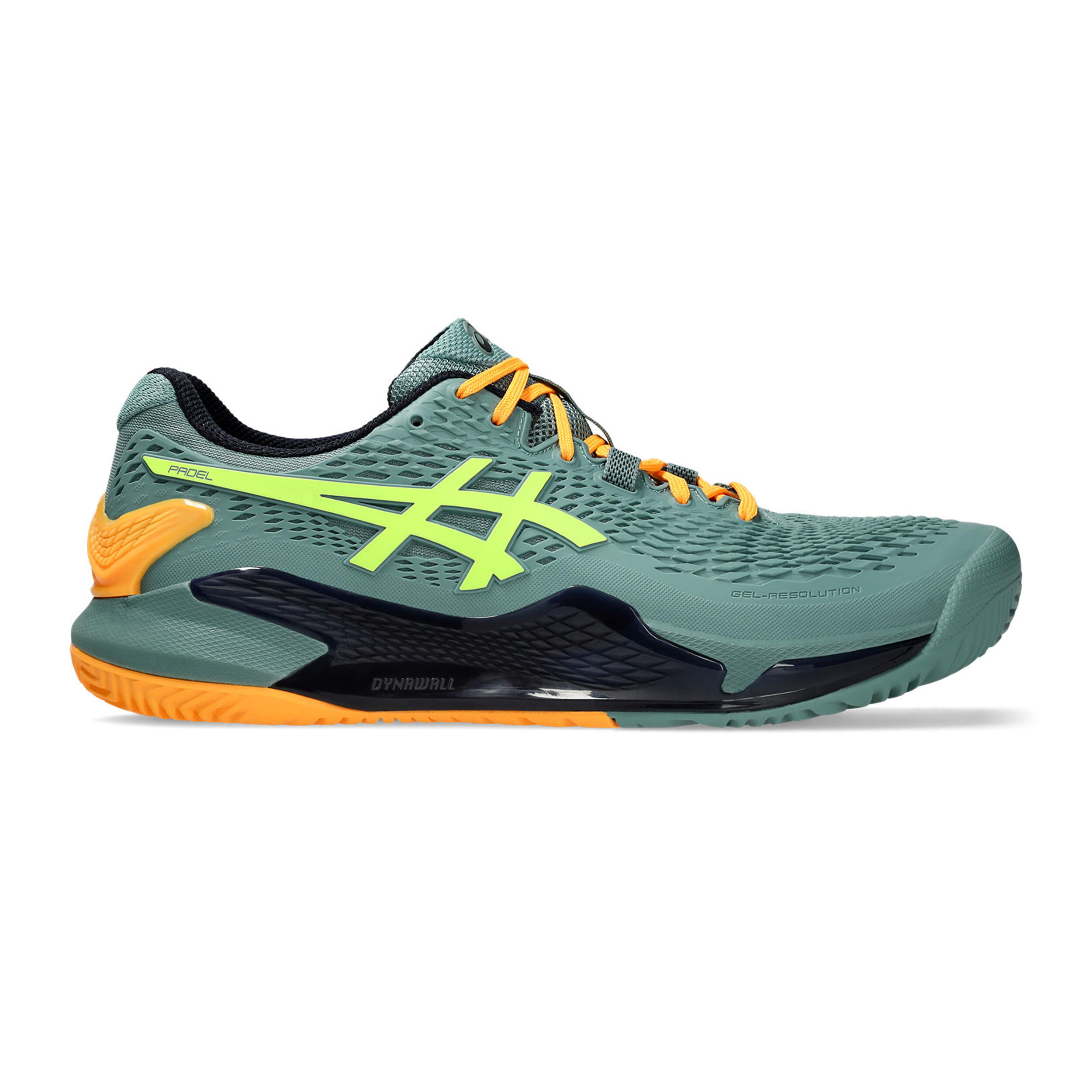 Buy ASICS Gel Resolution 9 Padel Schoen Heren Groen Neongeel online Tennis Point NL