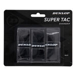 Dunlop Overgrips Dunlop  Super Tac Verpakking 3 stuks - zwart
