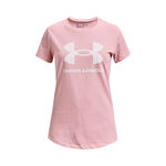 Under Armour Kleding Under Armour Sportstyle Logo T-shirt Meisjes - roze, wit
