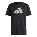 adidas Kleding adidas CLUB GRAPH T-shirt Heren - zwart, groen