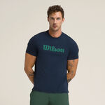 Wilson Kleding Wilson Easy Street T-shirt Heren-Donkerblauw