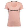 Exercise T-shirt Dames-Abrikoos
