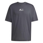 adidas Kleding adidas GFX Glob T-shirt Heren-donkergrijs