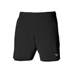 Mizuno Kleding Mizuno Core 7.5 2in1 Hardloopshorts Heren-Zwart