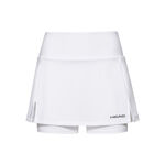 HEAD Kleding HEAD Club Basic Rok Meisjes-Wit,Zilver