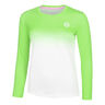 Crew Gradiant Longsleeve Dames-Neongroen,Wit