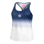 BIDI BADU Kleding BIDI BADU Crew Gradiant Tanktop Dames-Donkerblauw,Wit