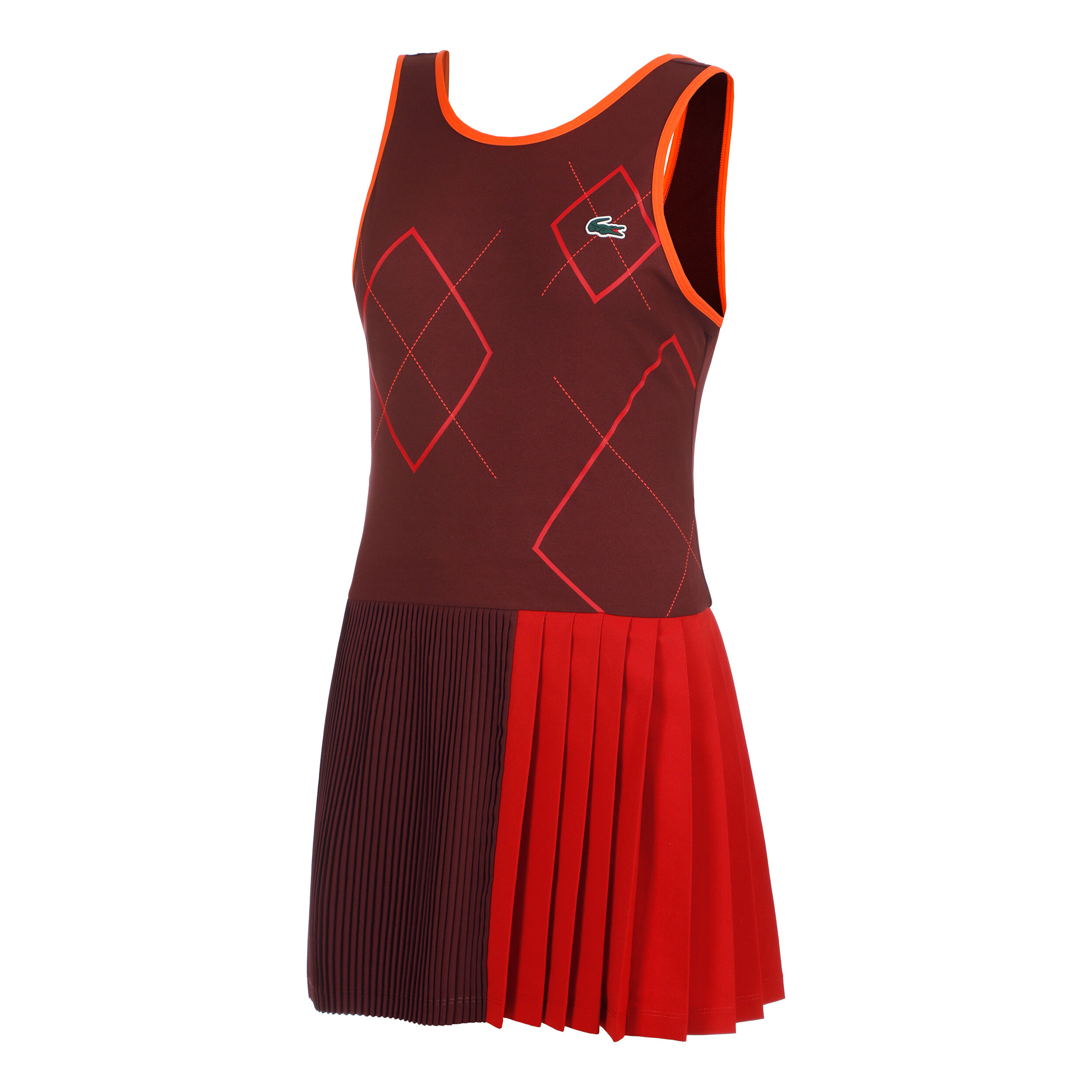 Buy Lacoste Jurk Dames Bruin Roest online Tennis Point NL