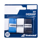 Babolat Overgrips Babolat My Overgrip Verpakking 3 Stuks-Zwart,Wit