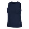 Ace Pocket Ribbed Tank Top Tanktop Dames - donkerblauw