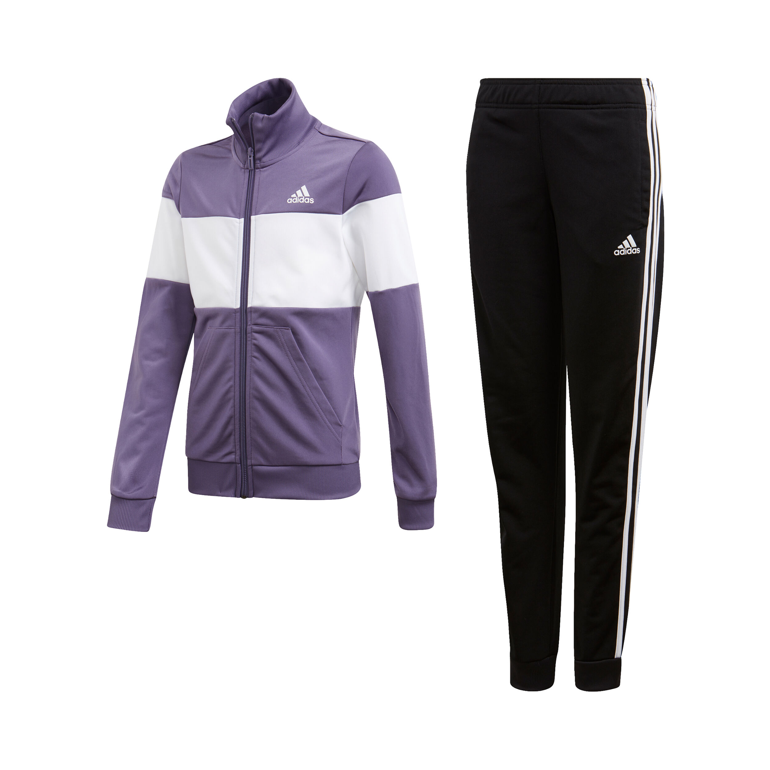 Adidas trainingspak paars on sale