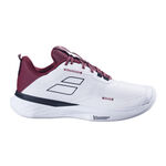 Babolat Tennisschoenen Babolat Sfx Evo CLY Gravelschoen Heren-Wit,Donkerrood
