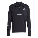 adidas Kleding adidas adi365 Warm Half-Zip Hardloopshirt Heren-zwart