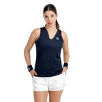 BIDI BADU Tenniskleding BIDI BADU Crew 2.0 V-Neck Tanktop Dames-donkerblauw