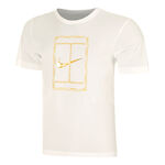 Nike Kleding Nike Court Dri-Fit Heritage T-shirt Heren - crème, 