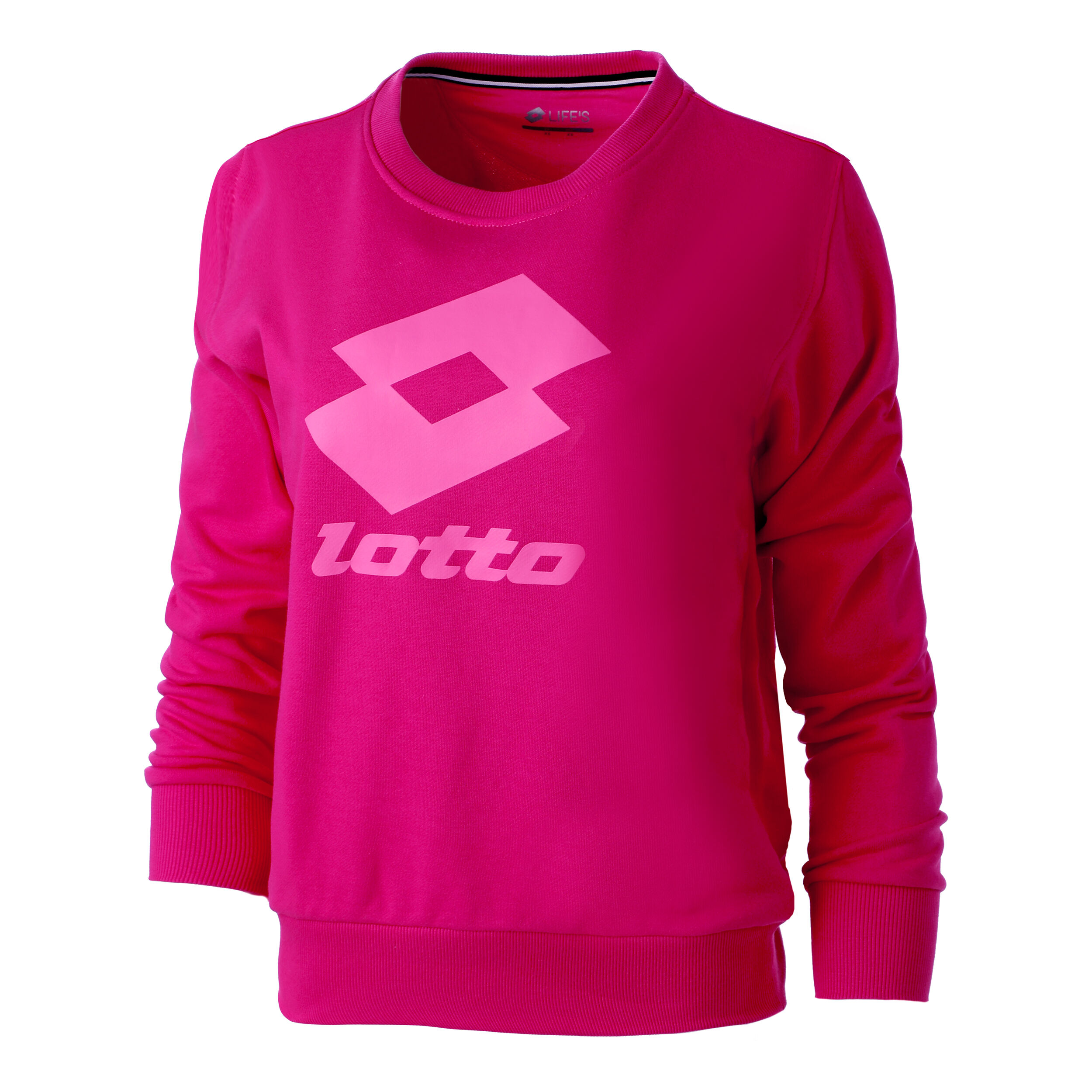 Lotto Smart Sweat Run II Sweater Met Capuchon Dames Pink Lotto Smart Sweat RN Sweaters Sweaters Kleding