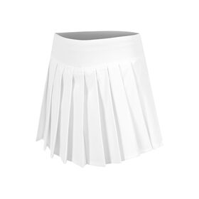 Afbeelding van Create Love Pleated Rok Dames-Wit,Petrolblauw