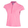Swing Zip T-shirt Dames-Roze