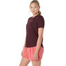 Road Hardloopshirt Dames-Donkerrood