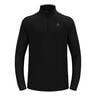 Essential Ceramiwarm 1/2 Zip Hardloopshirt Heren - Zwart