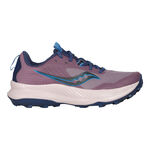 Saucony Hardloopschoenen Saucony Blaze TR Trailschoen Dames-Mauve,Donkerblauw