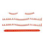 HEAD Toebehoren voor rackets HEAD Prestige Radical Team 2023 Set Snaarbeschermers-Oranje