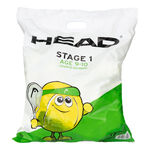 HEAD Tennisballen HEAD Stage 1 Green Zak 72 stuks 