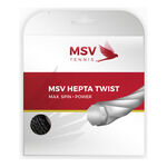 MSV MSV Hepta-Twist Set Snaren 12m-Zwart