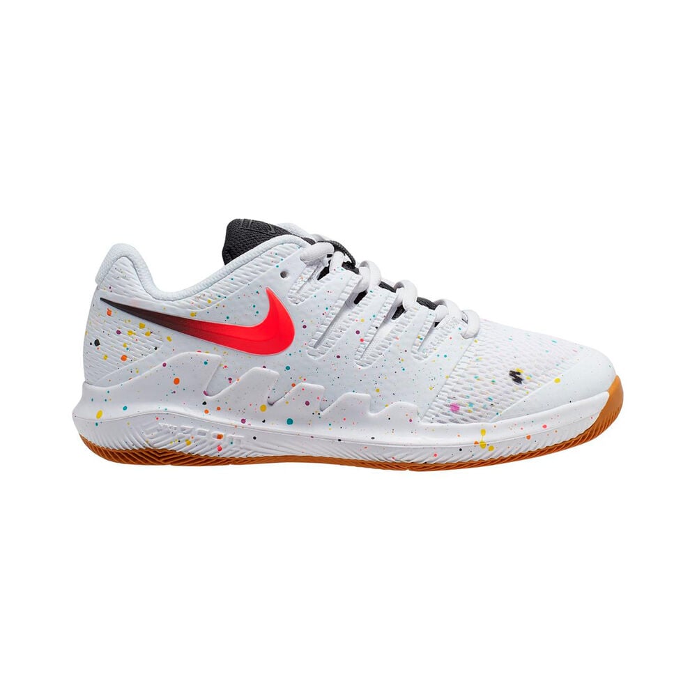 Nike Vapor X Allcourt schoen Kinderen-wit, rood