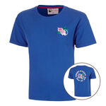 Quiet Please T-shirt Quiet Please Crush TMTTC T-shirt Dames-blauw, wit