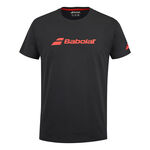 Babolat Kleding Babolat Exercise T-shirt Heren-Zwart
