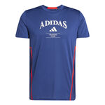 adidas Kleding adidas Designed For T-shirt Heren-Donkerblauw,Rood