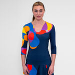 BIDI BADU Kleding BIDI BADU Twiggy Longsleeve Dames-Donkerblauw,Veelkleurig