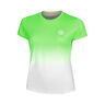 Crew Gradiant T-shirt Meisjes-Neongroen,Wit