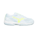 Mizuno Tennisschoenen Mizuno Break Shot 5 Gravelschoen Kinderen - wit, lichtblauw