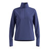 Essential Thermal Midlayer 1/2 Zip Hardloopshirt Dames-Blauw