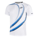 Bullpadel Kleding Bullpadel Beque T-shirt Heren-Wit,Lichtblauw