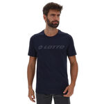 Lotto Kleding Lotto MSC II Logo Tee T-shirt Heren - donkerblauw